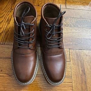 Alfani Mens Rynier Tan Leather and suede Boot  7